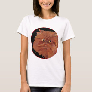 Red Longhair Persian Cat T-Shirt
