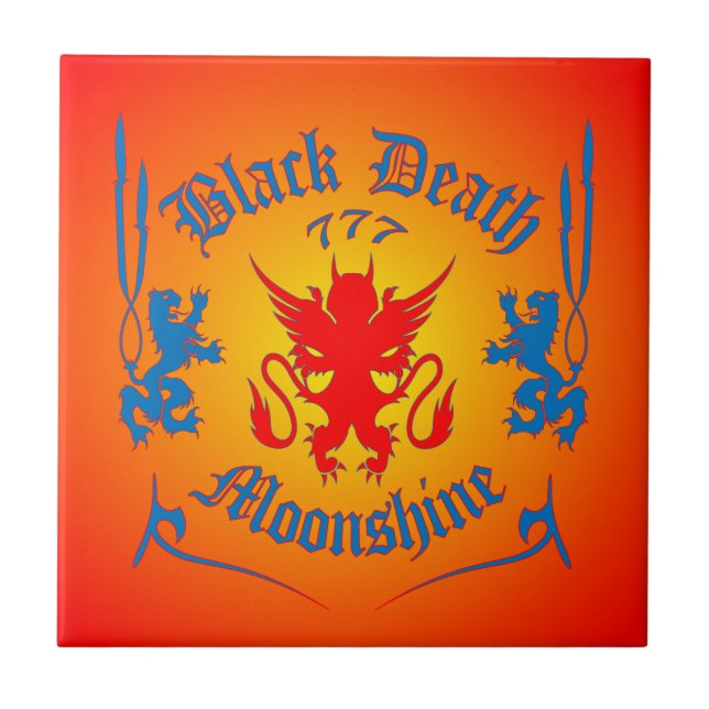 Red Louie Ceramic Tile (Front)