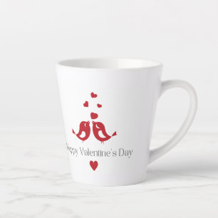 Red Love Birds Valentine's Mug – Classic Romantic