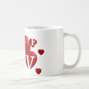 Red LOVE Coffee Mug