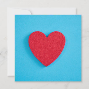 Red Love Heart Card