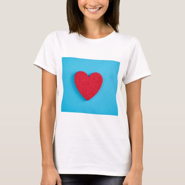 Red Love Heart T-Shirt (Front)