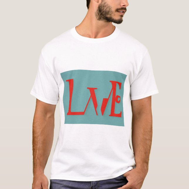 Red Love Logo T-Shirt – Wear Your Heart Proudly (Front)