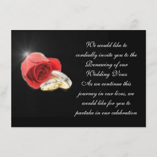 Red Love Rose Formal Wedding Collection Invitation