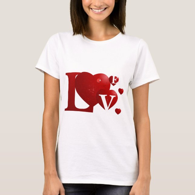 Red LOVE T-Shirt (Front)