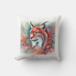 Red Lynx 010924AREF110 - Watercolor Cushion