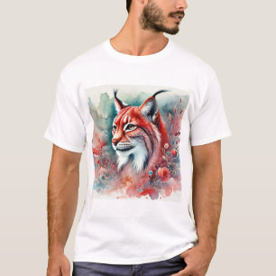 Red Lynx 010924AREF110 - Watercolor T-Shirt