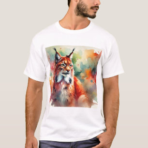 Red Lynx 080724AREF103 - Watercolor T-Shirt