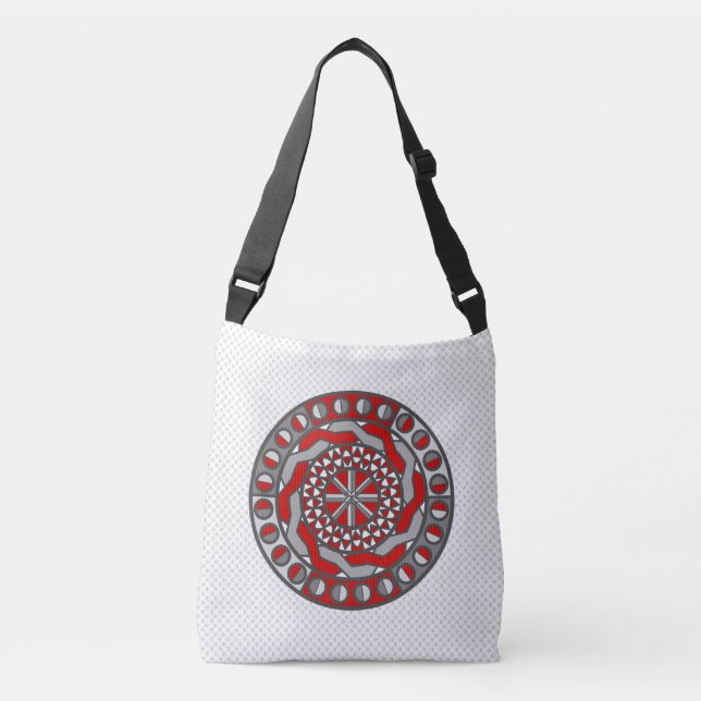 Red Machinery All-Over-Print Bag (Front)