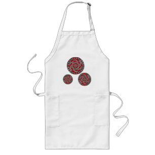 Red Machinery Apron