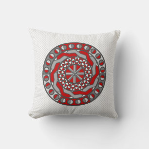 Red Machinery Pillow