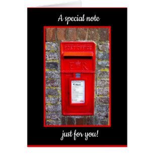 Red Mail Box Thinking of you message