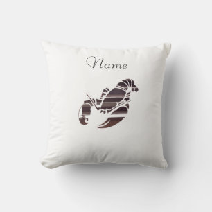 Red Maine Lobsters Thunder_Cove Cushion