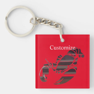 Red Maine Lobsters Thunder_Cove Key Ring