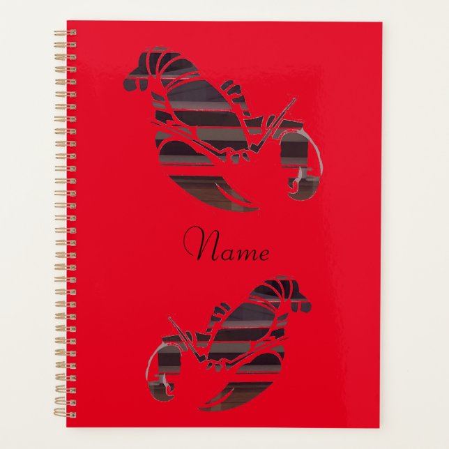 Red Maine Lobsters Thunder_Cove  Planner (Front)