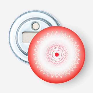 Red Mandala Bottle Opener
