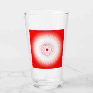 Red Mandala Glass