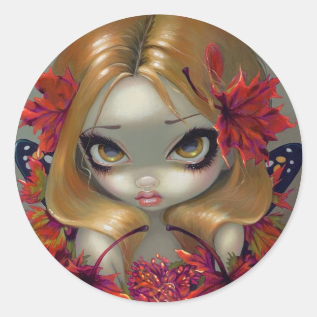 "Red Maple Fairy" Sticker (Front)