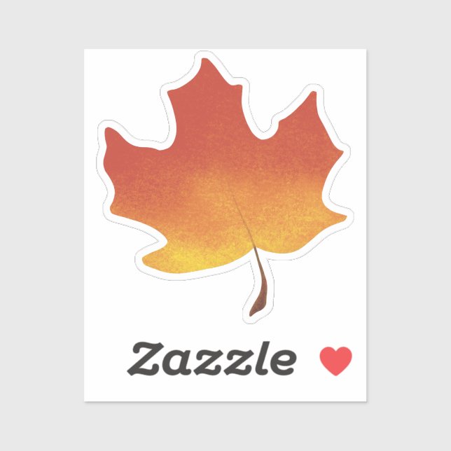 Red maple leaf (Sheet)