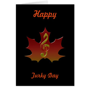 Red Maple Leaf in Fall Colour Harmony