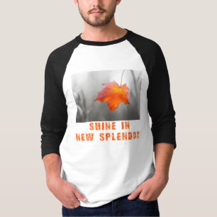 Red Maple Leaf - Shine In New Splendour T-Shirt