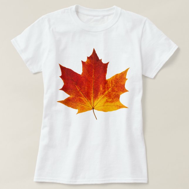 Red maple leaf T-Shirt (Design Front)