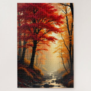 Red Maple Tree Jigsaw Puzzle