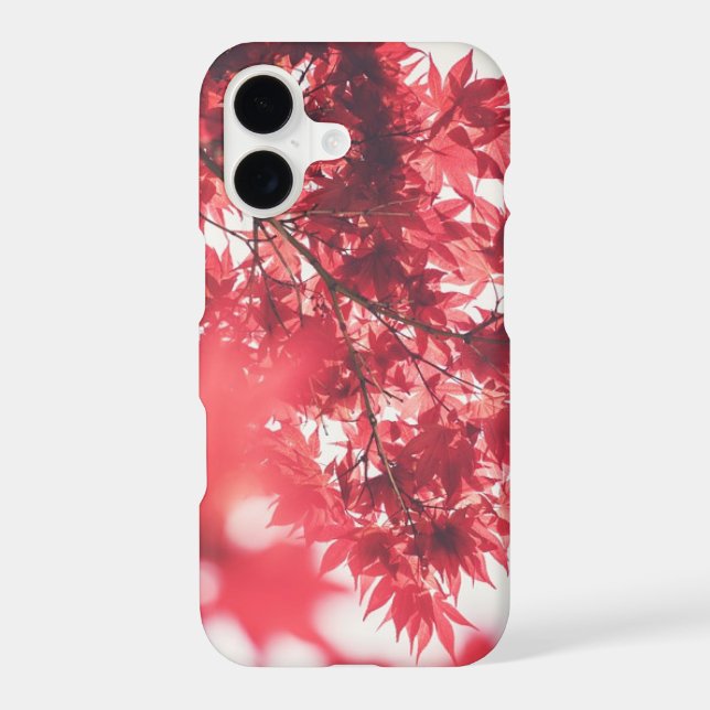 Red Maple Tree Leaves Autumn (Back)