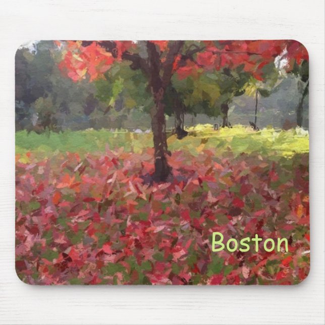 Red Maple Tree Mouse Pad (Front)