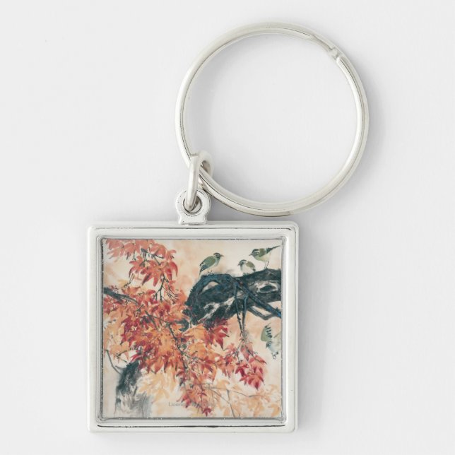 Red Maples Key Ring (Front)