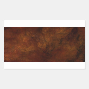Red Marble Abstract Fractal Rectangle Sticker