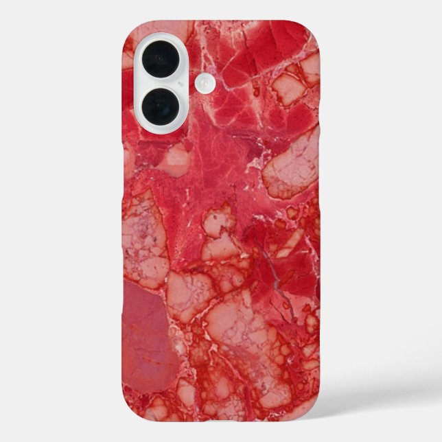 Red Marble Case-Mate iPhone Case (Back)