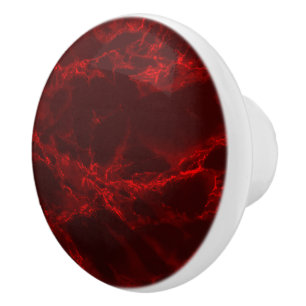 Red Marble Ceramic Knob