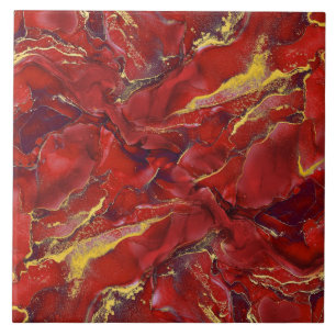 Red Marble Ceramic Tile