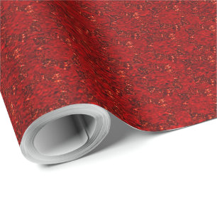 Red Marble Pattern Wrapping Paper