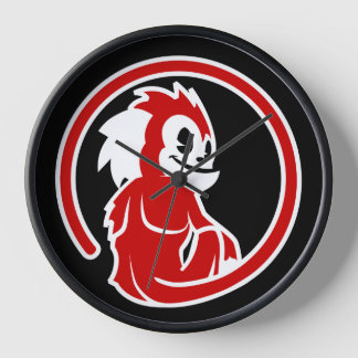 Red Marmoset Logo Clock