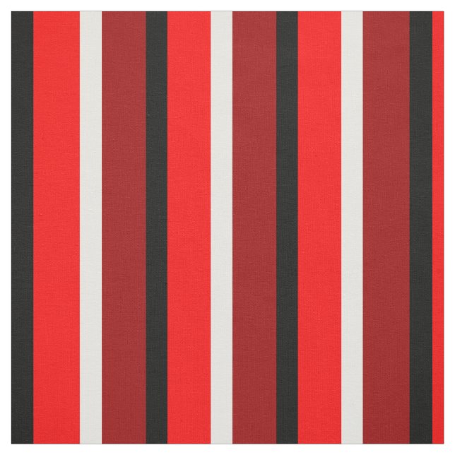 Red Maroon Stripes Pattern Design Fabric (Swatch)