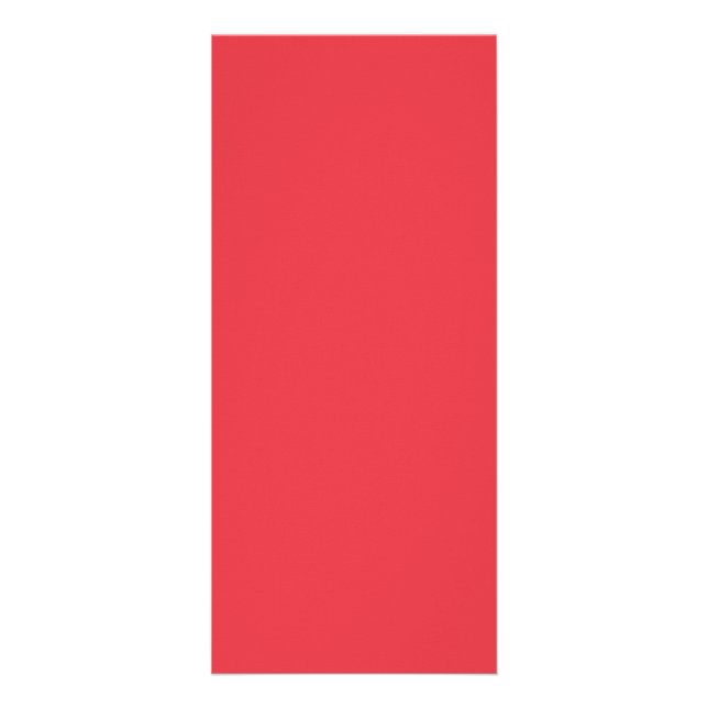 Red Matte 4″×9″ Custom Rack Cards – Customisable (Front)