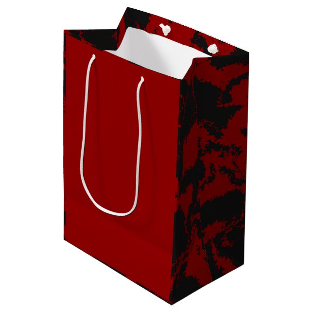 Red Medium Gift Bag (Front Angled)