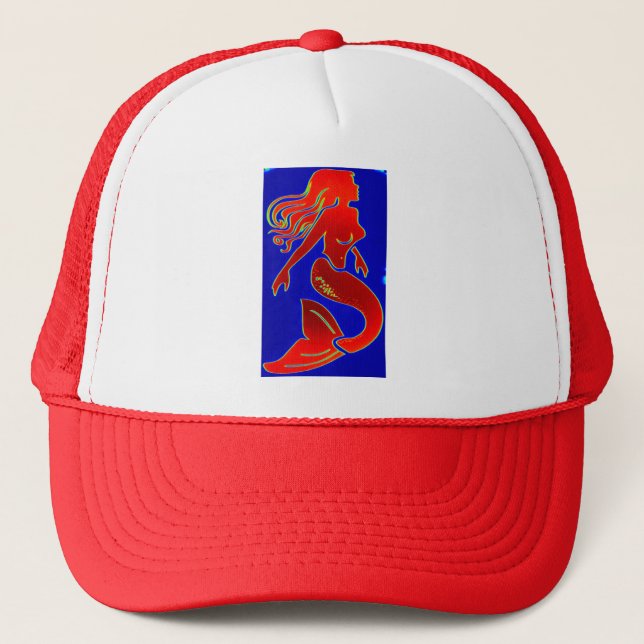 red mermaid hat (Front)