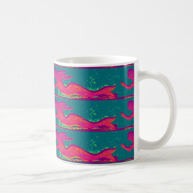 red mermaids mug (Right)
