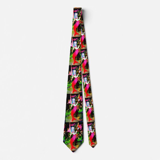 red mermaids partying tie (Front)