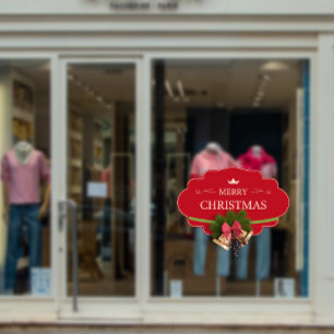 Red Merry Christmas Bell Holiday Vibes Store