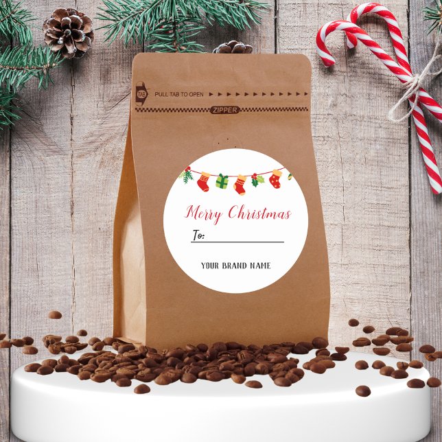 Red Merry Christmas business Sticker (Creator Uploaded)