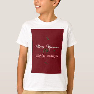 Red Merry Christmas Holiday Sunshine Wishes.png T-Shirt