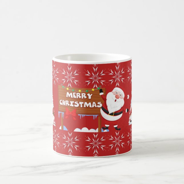 Red Merry Christmas Mug (Center)
