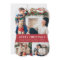 Red Merry Christmas Photo Collage Card