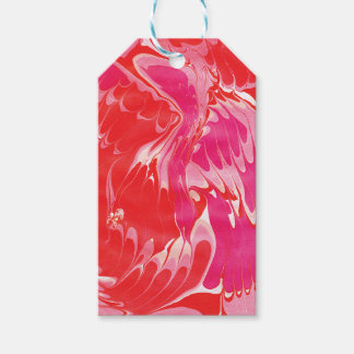Red Merry Marble No. 2 Gift Tags