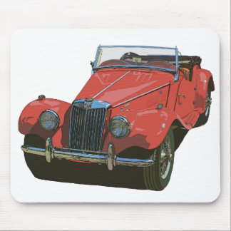 Red MG TF Mouse Pad