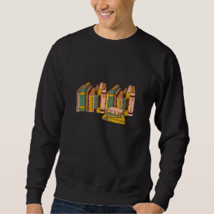 Red MidnIght Music ALbum As Books Reading Sweatshirt